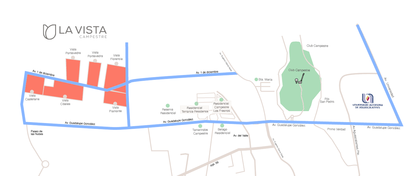 mapa-vista-campestre Terrenos en Aguascalientes